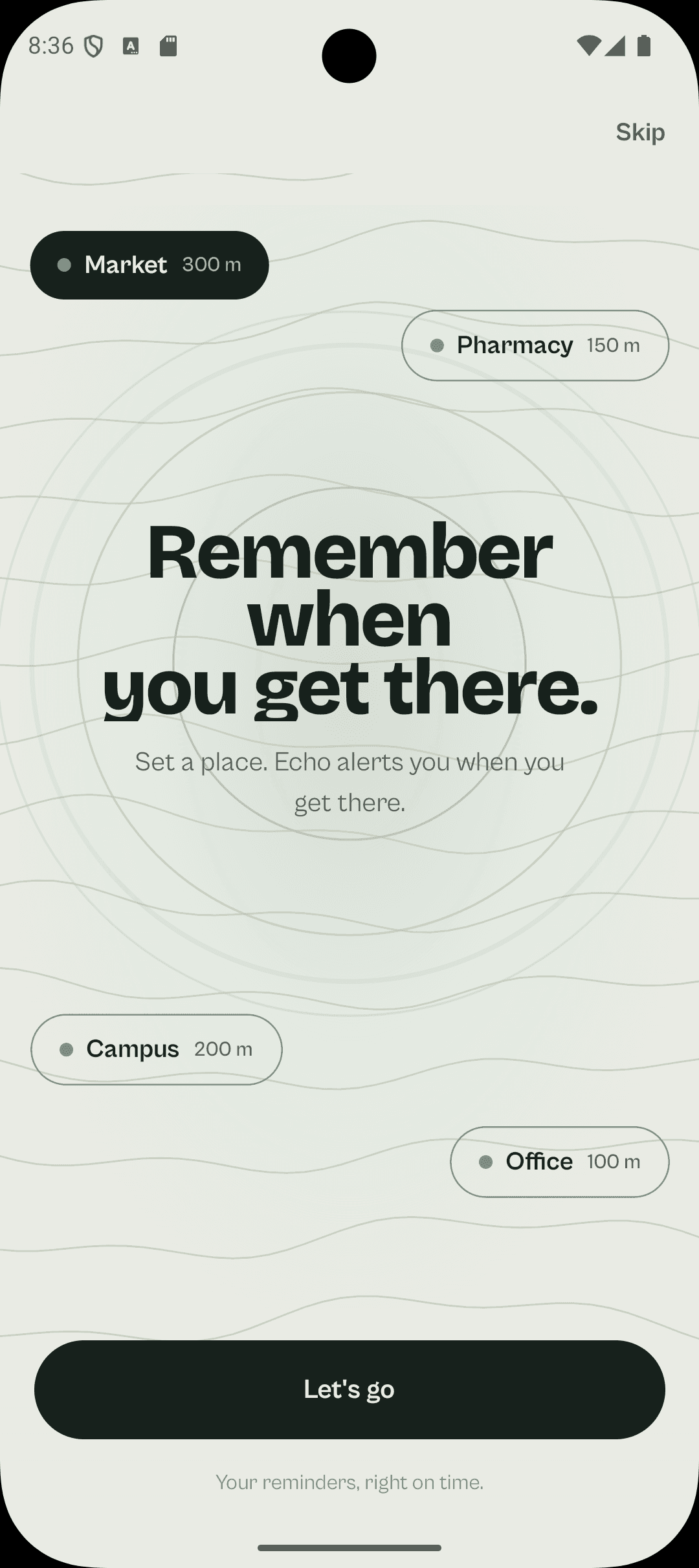 ECHO screen 2